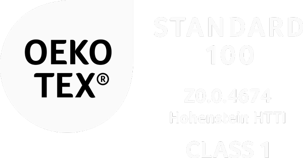 Bergen Dun OEKO-TEX Standard 100 i klasse 1